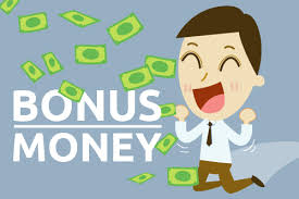 Personnage heureux billets bonus